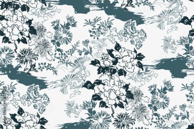 Chinees bloemenlandschap