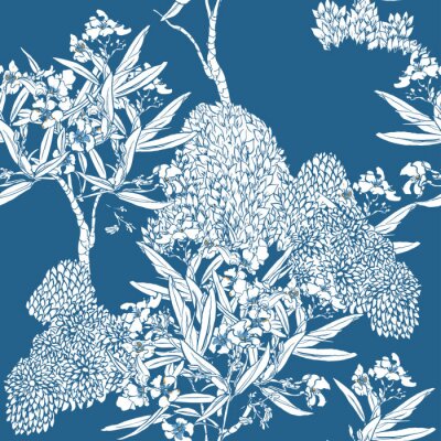 Chinoiserie plantenthema