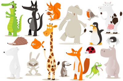 Sticker collectie d'animaux pour enfants