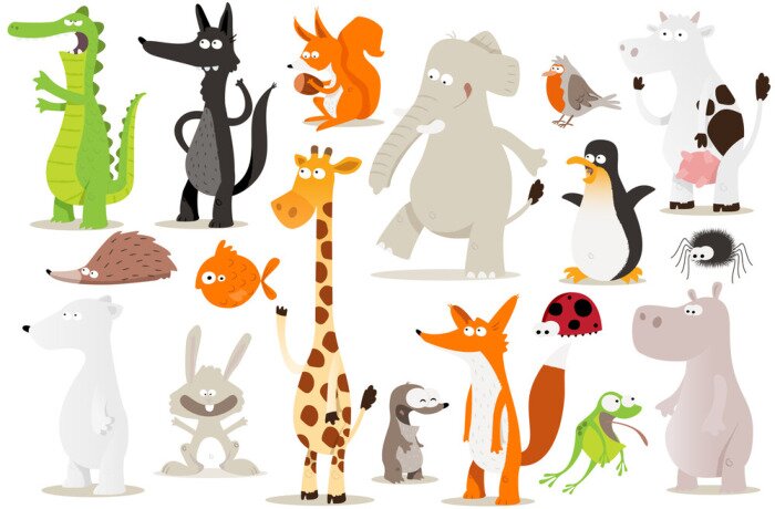 Sticker collectie d'animaux pour enfants