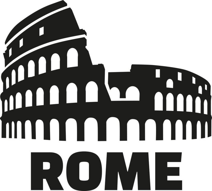 Sticker Colosseum rome duits