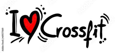 Sticker Crossfit liefde