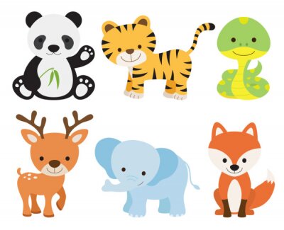 Sticker Cute Animal Set