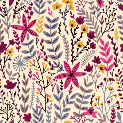 Cute Floral seamless pattern with tiny flower