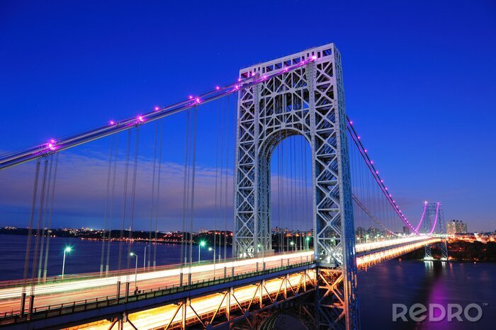 Sticker De metalen structuur van de brug