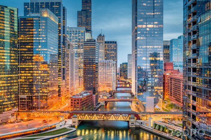 Sticker De skyline van Denver