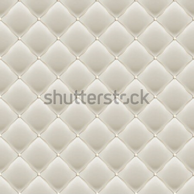 Sticker Decorative Upholstery Soft Gloss seamless Quilted Pattern. True Luxury Template with Gold Thread. And also includes EPS 10 vector