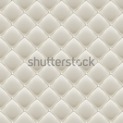Sticker Decorative Upholstery Soft Gloss seamless Quilted Pattern. True Luxury Template with Gold Thread. And also includes EPS 10 vector