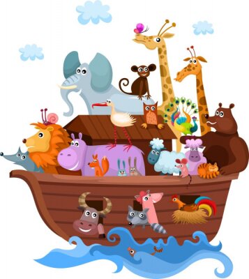 Dieren op de Ark van Noach