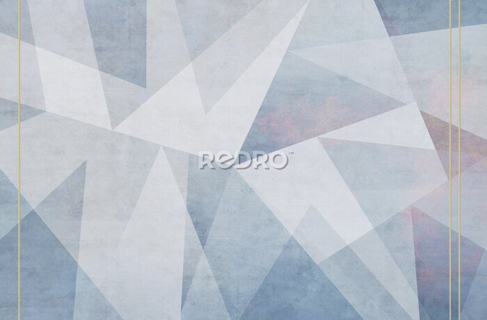 Sticker Driehoeken op de textuur