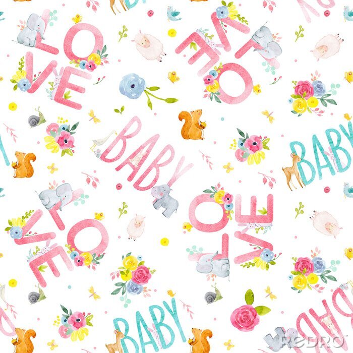 Sticker Eekhoorns en inscripties