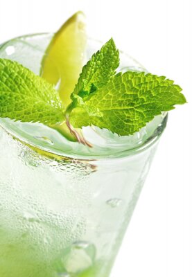 Een glas mojito's