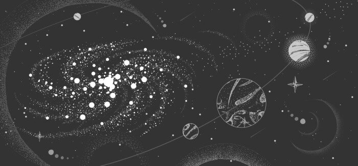 Sticker Een ver sterrenstelsel