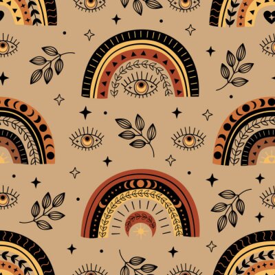 Sticker Esoterisch regenboogconcept