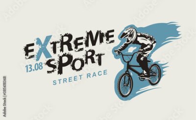 Sticker Extreem BMX rijden