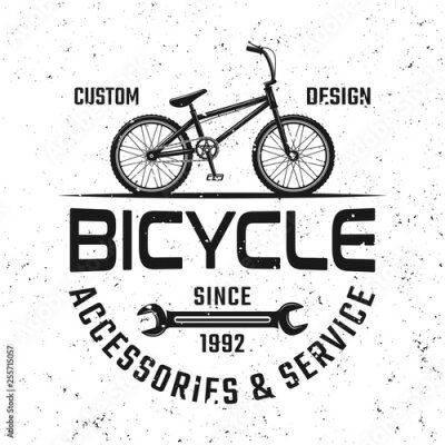 Sticker Fiets service symbool