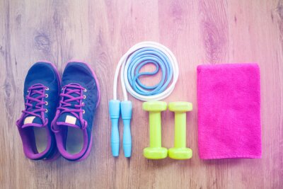 Sticker fitnessapparatuur