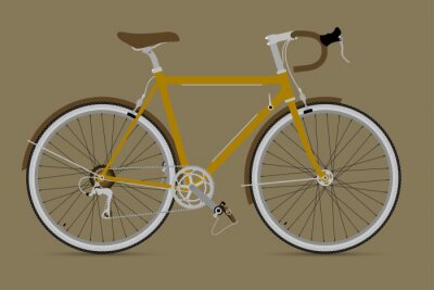 Sticker Fixed gear FIETS