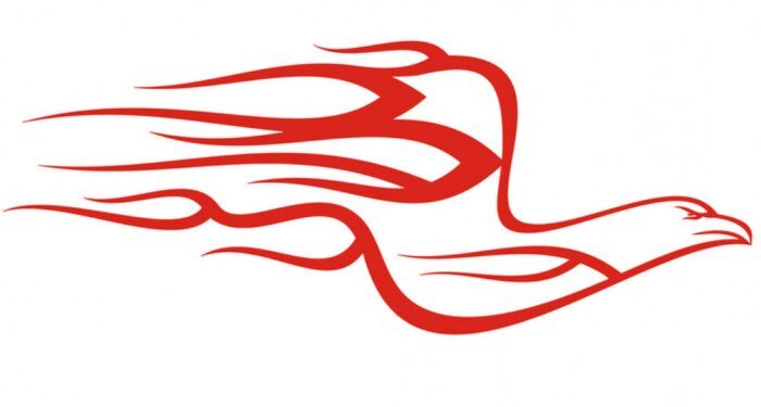Sticker Flaming Eagle