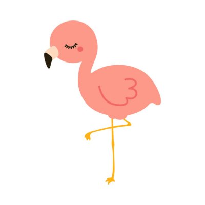 Sticker flamingo kind
