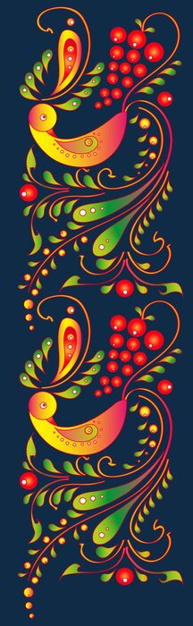 Sticker floral design