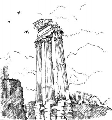 Sticker Forum Romanum