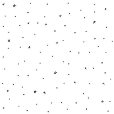 Sticker Gebarsten zwarte sterren naadloos patroon. Textiel of verpakkingspapier.