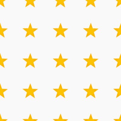 Sticker Geel sterrenpatroon als achtergrond
