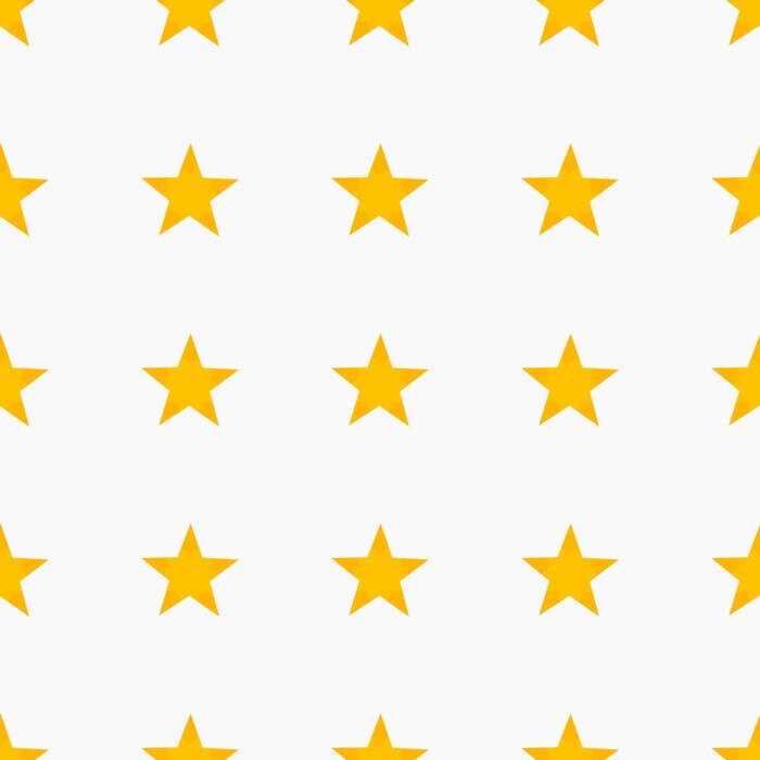 Sticker Geel sterrenpatroon als achtergrond