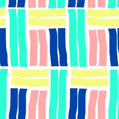 Gekleurde strepen horizontaal en verticaal patroon