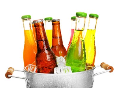 Gekoelde dranken in een emmer