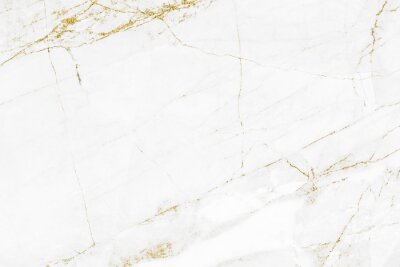 Fotobehang Gele barsten op wit marmer