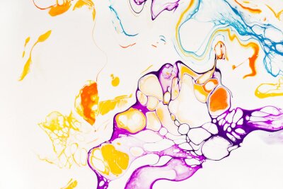 Sticker Gemengde verven