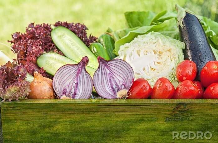 Sticker Gesneden groenten