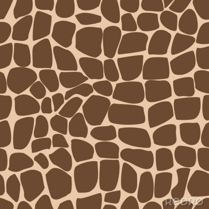 Sticker Giraffenflecken Nahtlos