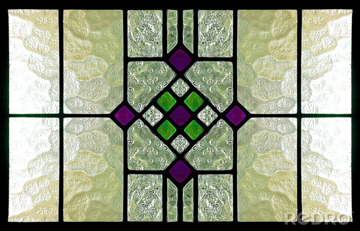 Sticker glas in lood raam