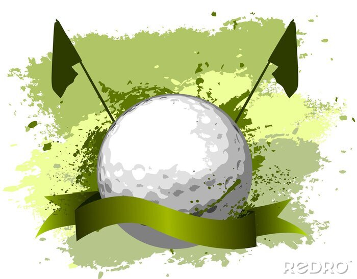 Sticker Golfbal