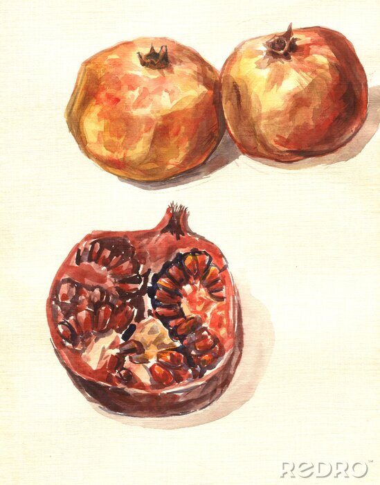Sticker granaatappel
