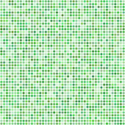 Sticker Green circle mosaic background