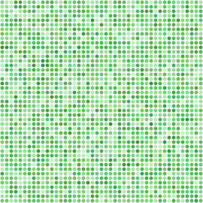Sticker Green circle mosaic background
