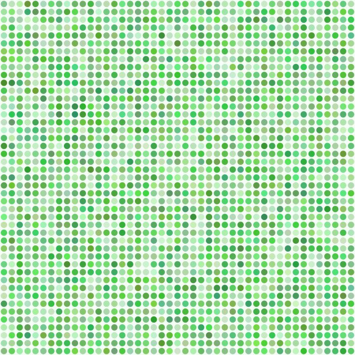 Sticker Green circle mosaic background