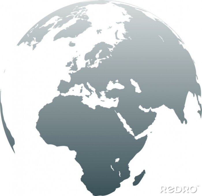 Sticker Grijze aarde