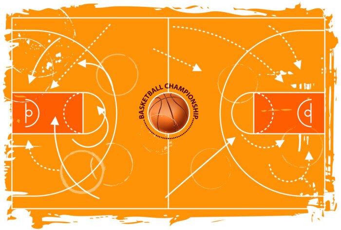 Sticker grunge speelveld