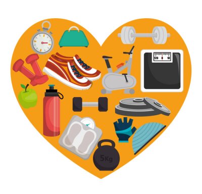 Sticker Gym en fitness lifestyle