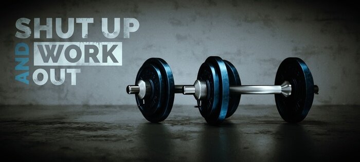 Sticker Halters in de sportschool