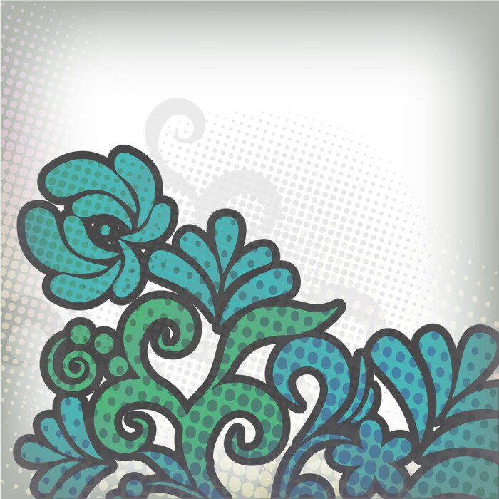 Sticker Heldere abstracte achtergrond in grunge stijl