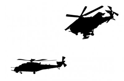 Sticker helikopter