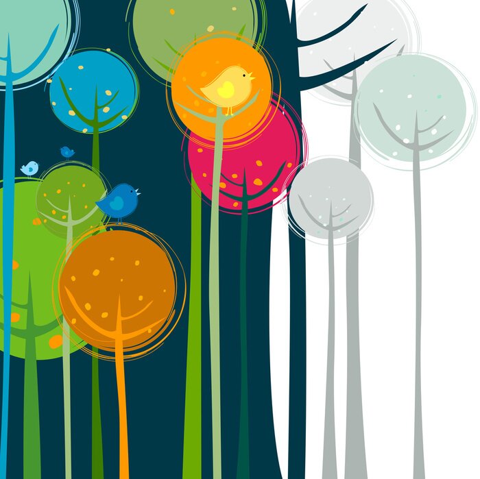 Sticker herfst en winter