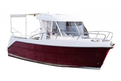 Sticker Het beeld van een passagier motorboot