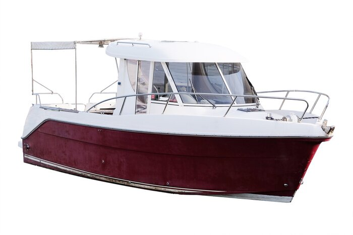 Sticker Het beeld van een passagier motorboot